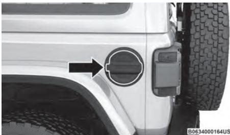 JEEP Wrangler (2024) - BOUCHON DE REMPLISSAGE DE CARBURANT - 1