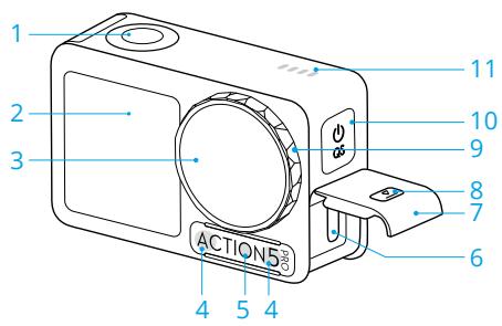 DJI OSMOACTION5PRO - Vue d'ensemble - 1