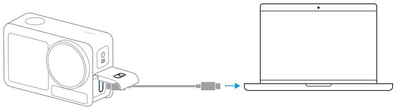 DJI OSMOACTION5PRO - Transfert de fichiers vers un ordinateur - 1