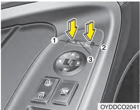KIA Forte (2012-2016) - Rabattre le rétroviseur extérieur - 1