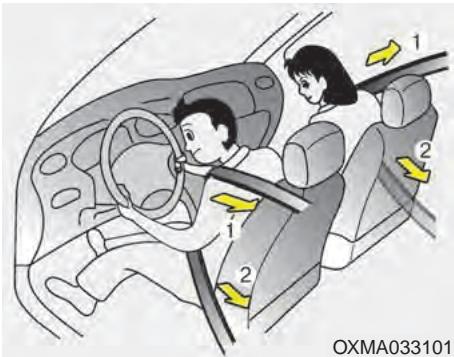 KIA Forte (2012-2016) - Ceinture de sécurité à prétendeur - 1