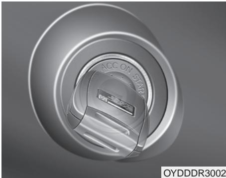 KIA Forte (2012-2016) - Position de la clé de contact LOCK - 1