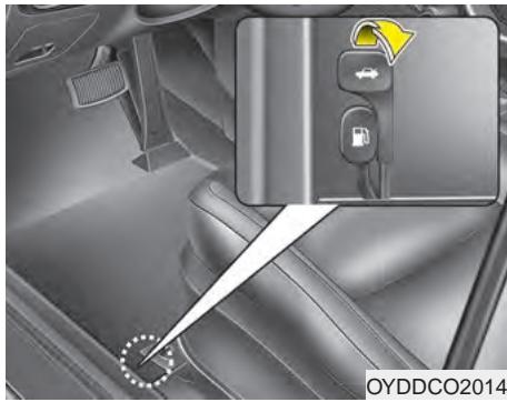 KIA Forte (2012-2016) - Ouverture du coffre - 2