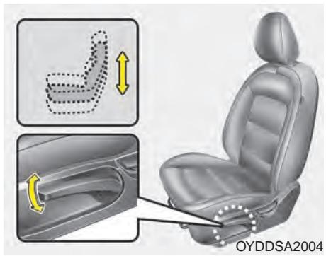 KIA Forte (2012-2016) - Hauteur du siècle (siège du conducteur) - 1