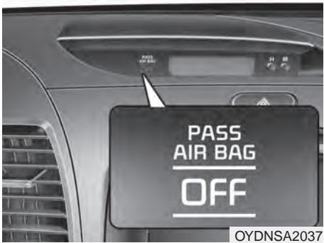 KIA Forte (2012-2016) - Système de détction d'occupant - 1
