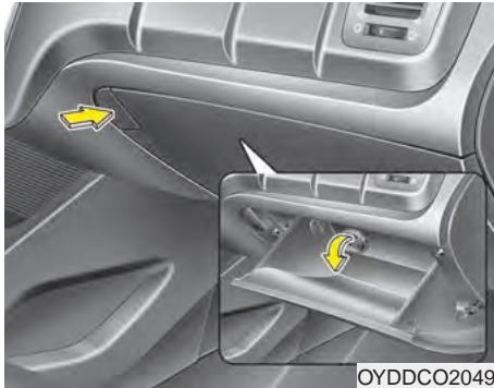 KIA Forte (2012-2016) - Boite à gants - 1