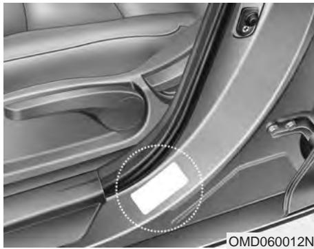 KIA Forte (2012-2016) - Pression à froid recommende pour les pneus - 1
