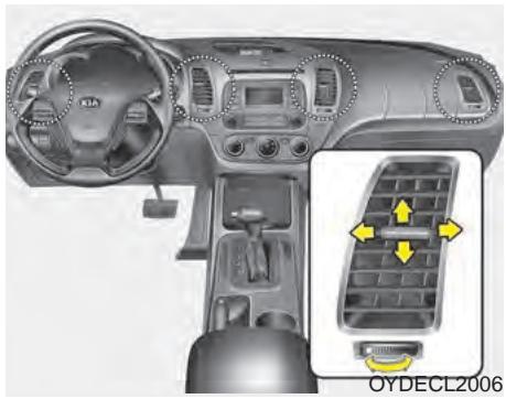 KIA Forte (2012-2016) - Sélection du mode - 8