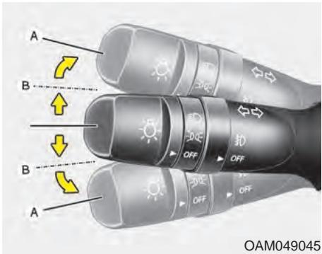 KIA Forte (2012-2016) - Clignotants et indication de changement de voie - 1