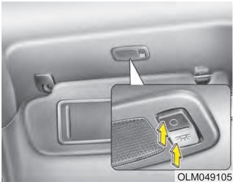 KIA Forte (2012-2016) - Lampe de miroir de courtoisie (si équipé) - 1