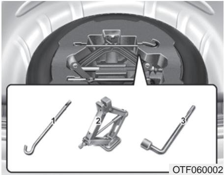 KIA Forte (2012-2016) - Vérin et outils - 1