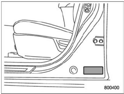 SUBARU Legacy (2016) - Poids total en charge - 1