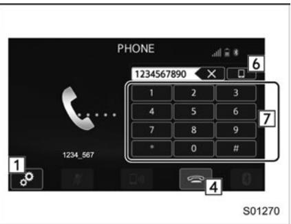 SUBARU Legacy (2016) - ■ Parler sur le téléphone - 2