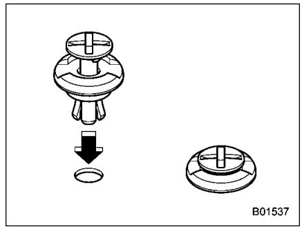 SUBARU Legacy (2016) - Rinstallation des agrafes - 4