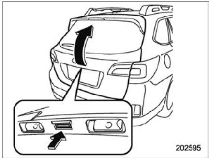 SUBARU Legacy (2016) - Pour ouvrir: - 1
