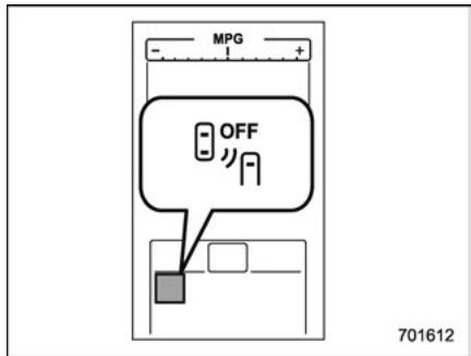 SUBARU Legacy (2016) - Indicateur d'arrêt temporaire du système - 4