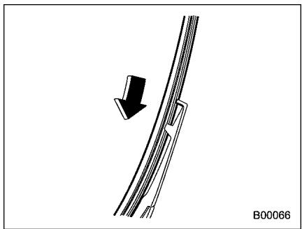 SUBARU Legacy (2016) - ■ Ensemble de balai d'essuie-glace de lunette arrête (Outback) - 6