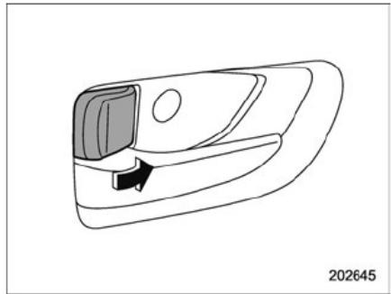 SUBARU Legacy (2016) - En actionnant la clé d'accès - 1