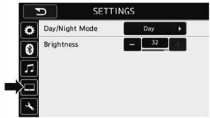 SUBARU Legacy (2016) - Reglages de I'affichage - 1