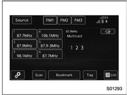 SUBARU Legacy (2016) - Préservation d'informations sur la musique - 1