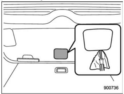 SUBARU Legacy (2016) - Hayon (Outback) - s'il est impossible d'ouvrir le hayon - 1