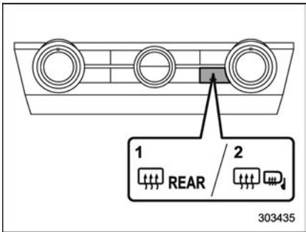 SUBARU Legacy (2016) - Commande de réglage (type A) - 1