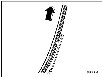 SUBARU Legacy (2016) - ■ Ensemble de balai d'essuie-glace de lunette arrête (Outback) - 4