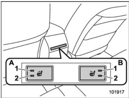 SUBARU Legacy (2016) - Siège chauffant arrêté (selon modèles) - 1