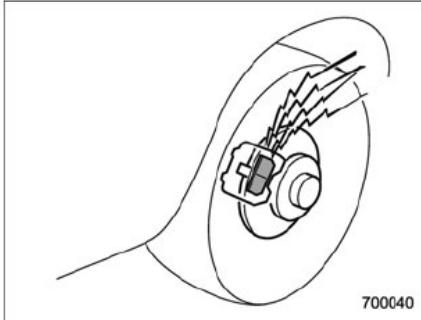 SUBARU Legacy (2016) - Indicateurs d'usure des plaquettes de frein à disque - 1