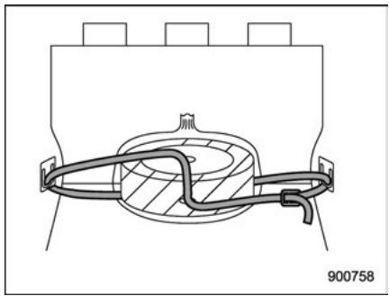 SUBARU Legacy (2016) - Rangement d'un pneu creve - 5