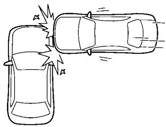 SUBARU Legacy (2016) - Exemples d'accidents incapables d'entraîner le déploiement du rideau de sécurité SRS - 2