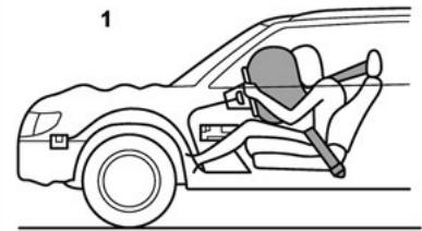 SUBARU Legacy (2016) - Fonctionnement du coussin de sécurité frontal perfectionné SUBARU - 1