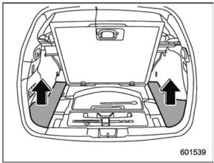 SUBARU Legacy (2016) - Rangement de la couverture de l'espace de chargement - 3