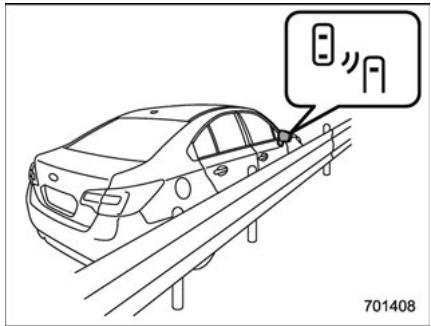 SUBARU Legacy (2016) - Conseils de sécurité relatifs au témoin indicateur/témoin sonore d'advertissement d'approche BSD/RCTA - 1