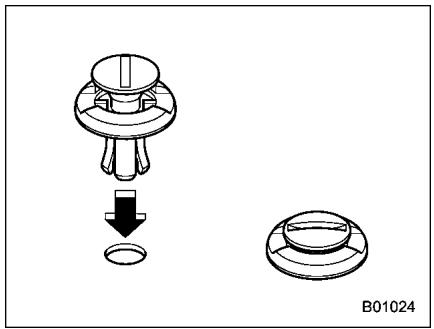 SUBARU Legacy (2016) - Rinstallation des agrafes - 1