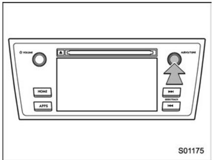 SUBARU Legacy (2016) - Selection d'une source audio - 1