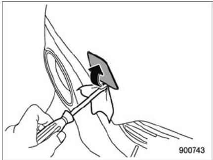 SUBARU Legacy (2016) - Crocket de remorquage avant (Outback): - 1