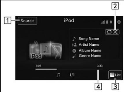 SUBARU Legacy (2016) - Écran de commande et tableau de commande audio - 1