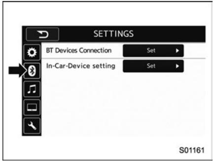SUBARU Legacy (2016) - Reglages Bluetooth - 1