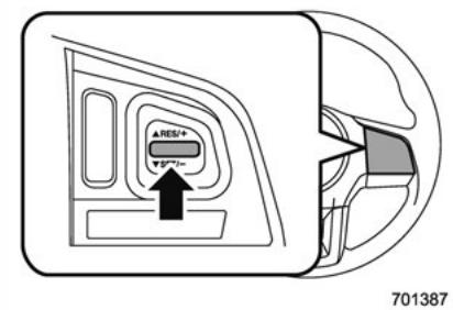 SUBARU Legacy (2016) - ■ Mise hors service du régulator de vitesse - 1