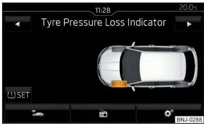 SKODA Fabia 3 Phase 1 (2015-2017) - Enregistrement des valeurs de pression des pneus et affichage dans l'Infodivertissement - 1