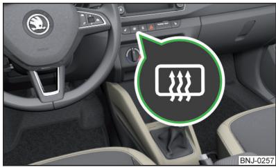 SKODA Fabia 3 Phase 1 (2015-2017) - Chauffage de la lunette arrête - 1
