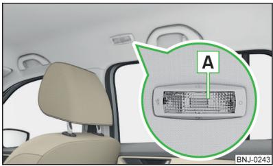 SKODA Fabia 3 Phase 1 (2015-2017) - Eclairage interieur arriere - 1