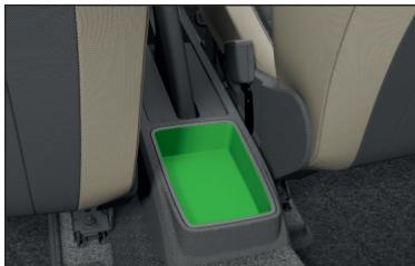 SKODA Fabia 3 Phase 1 (2015-2017) - Vide-poches dans la console centrale arrêté - 1