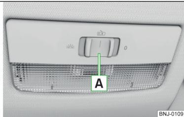 SKODA Fabia 3 Phase 1 (2015-2017) - Eclairage interieur avant - 2