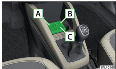 SKODA Fabia 3 Phase 1 (2015-2017) - Support multimédia - 1