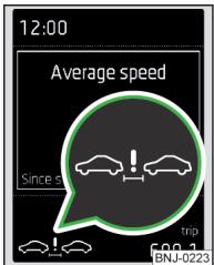 SKODA Fabia 3 Phase 1 (2015-2017) - Avertissement de distance - 1
