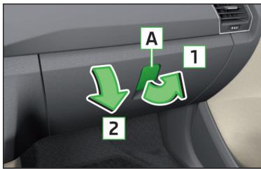 SKODA Fabia 3 Phase 1 (2015-2017) - Vide-poches côte passager - 1