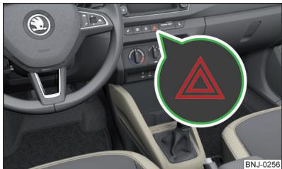 SKODA Fabia 3 Phase 1 (2015-2017) - Feux de détresse - 1