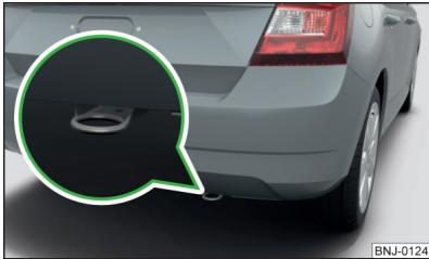 SKODA Fabia 3 Phase 1 (2015-2017) - Oeillet de remorquage à l'arrière - 1